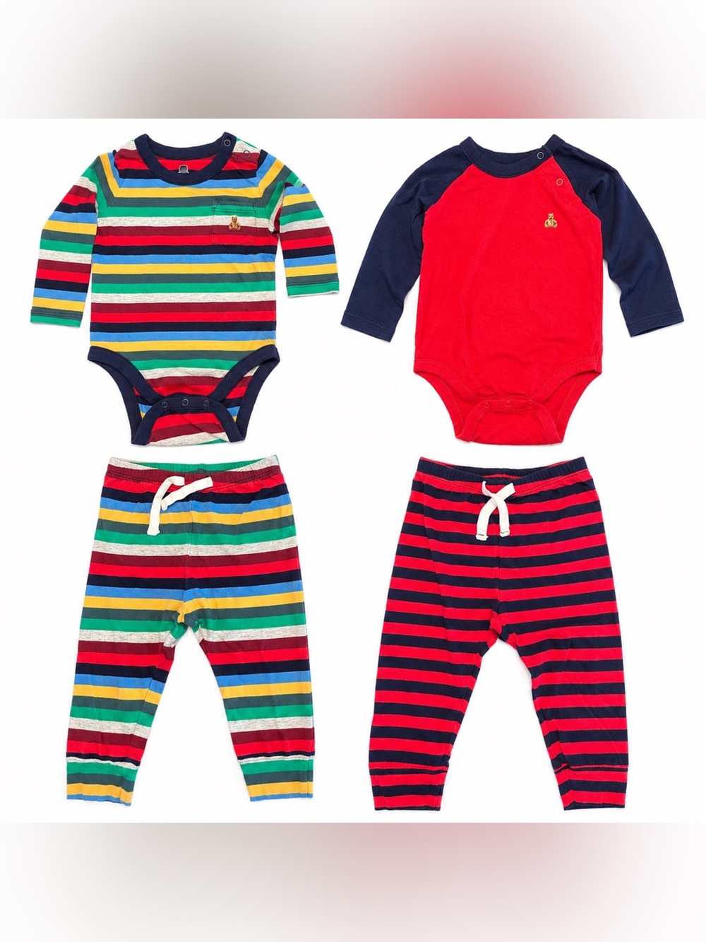 Baby GAP 12-18M Baby Boy 2 Outfit Bundle Bodysuits Pants Cotton Set